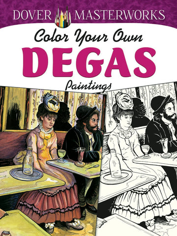 Color Your Own Degas Paintings