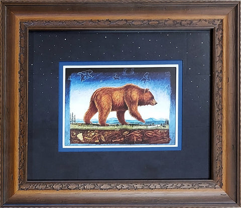 Framed Great Bear Notecard