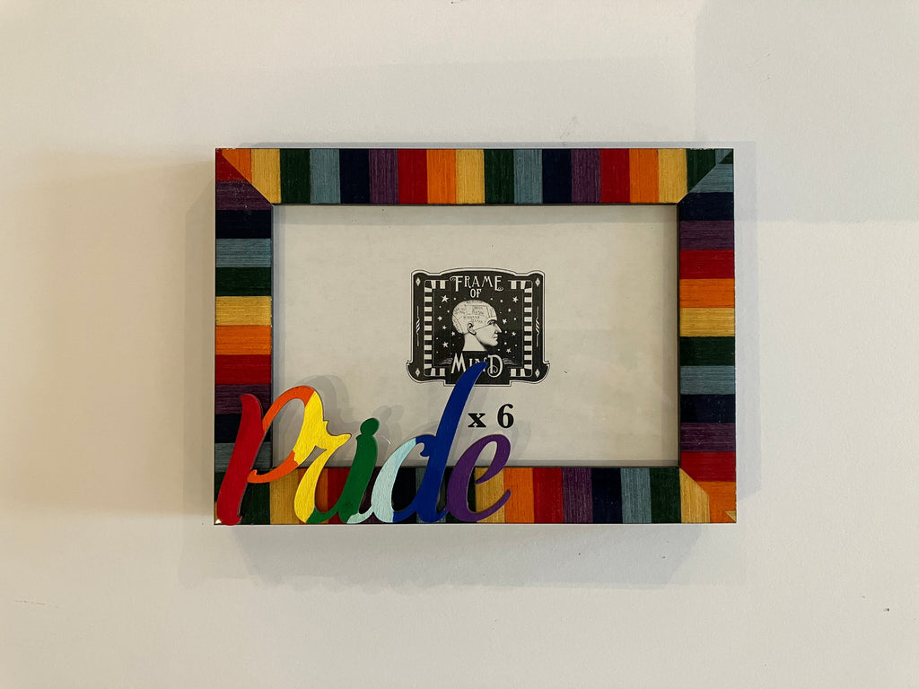 4x6 Pride Rainbow Frame