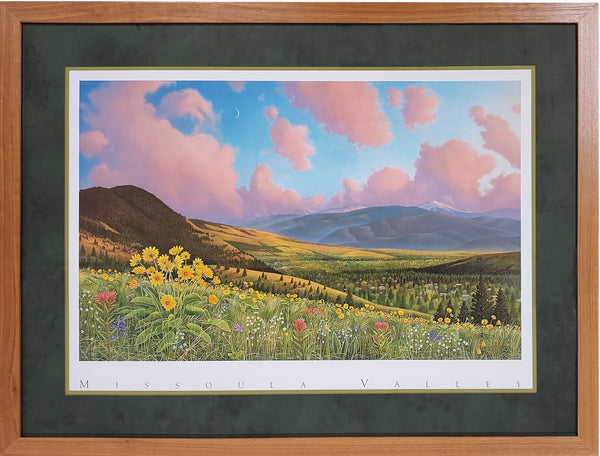 Framed Missoula Valley