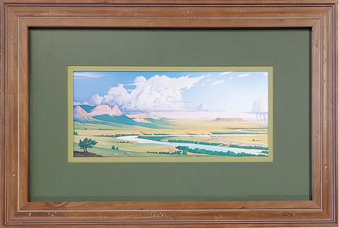 Framed Montana Postcard