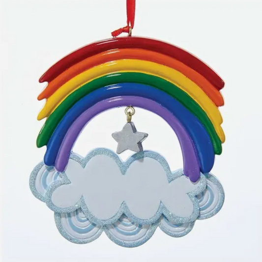 RESIN RAINBOW ORNAMENT