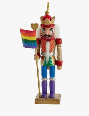 Gay Pride Nutcracker Ornament
