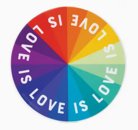 Love Color Wheel Sticker