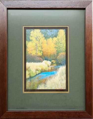 Framed Valley of the Moon Notecard
