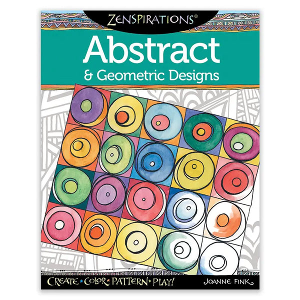 Abstract Geometric Coloring Book