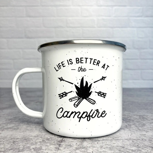 Life is Better Campfire Mug