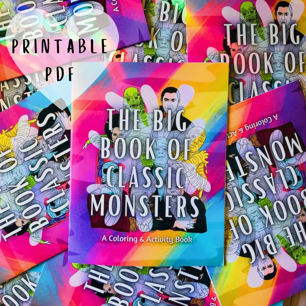 The Big Book of Classic Monsters Activity/ Coloring Book