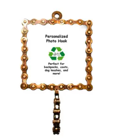 Oval Bike Chain Picture Frame