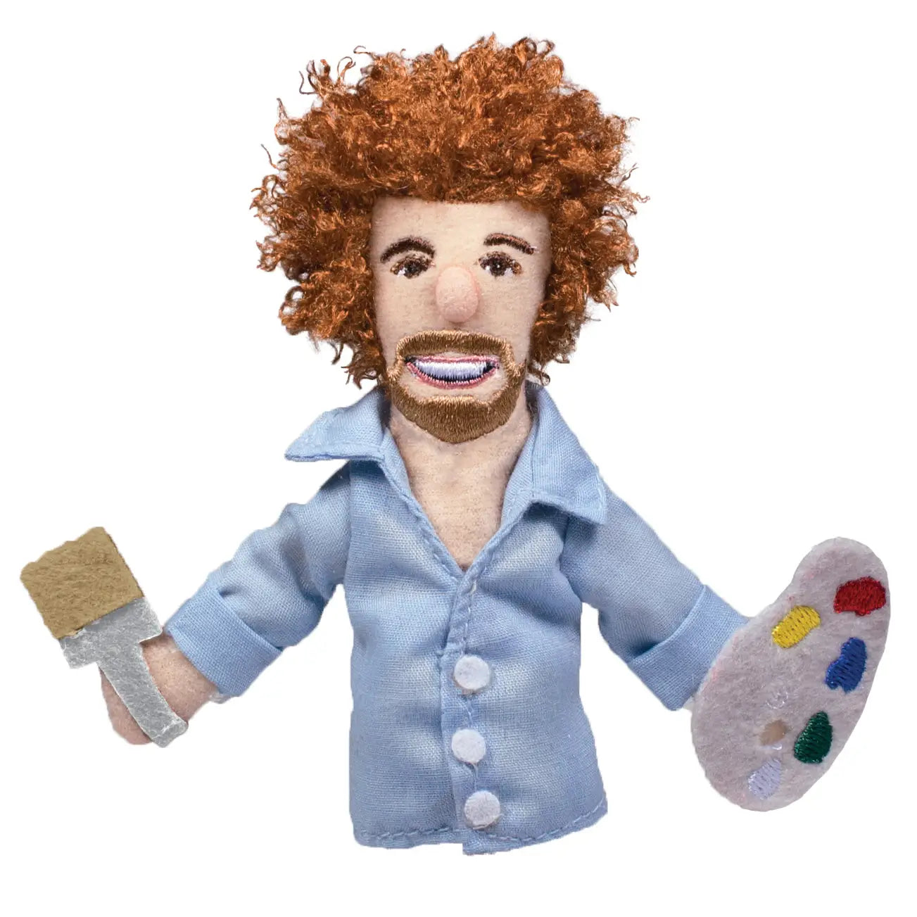 Bob Ross Finger Puppet