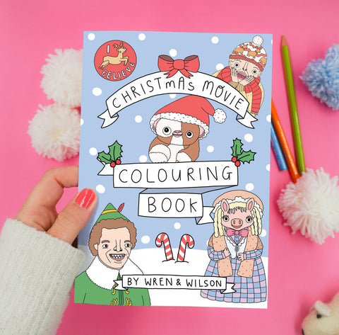 Christmas Movie Colouring Book