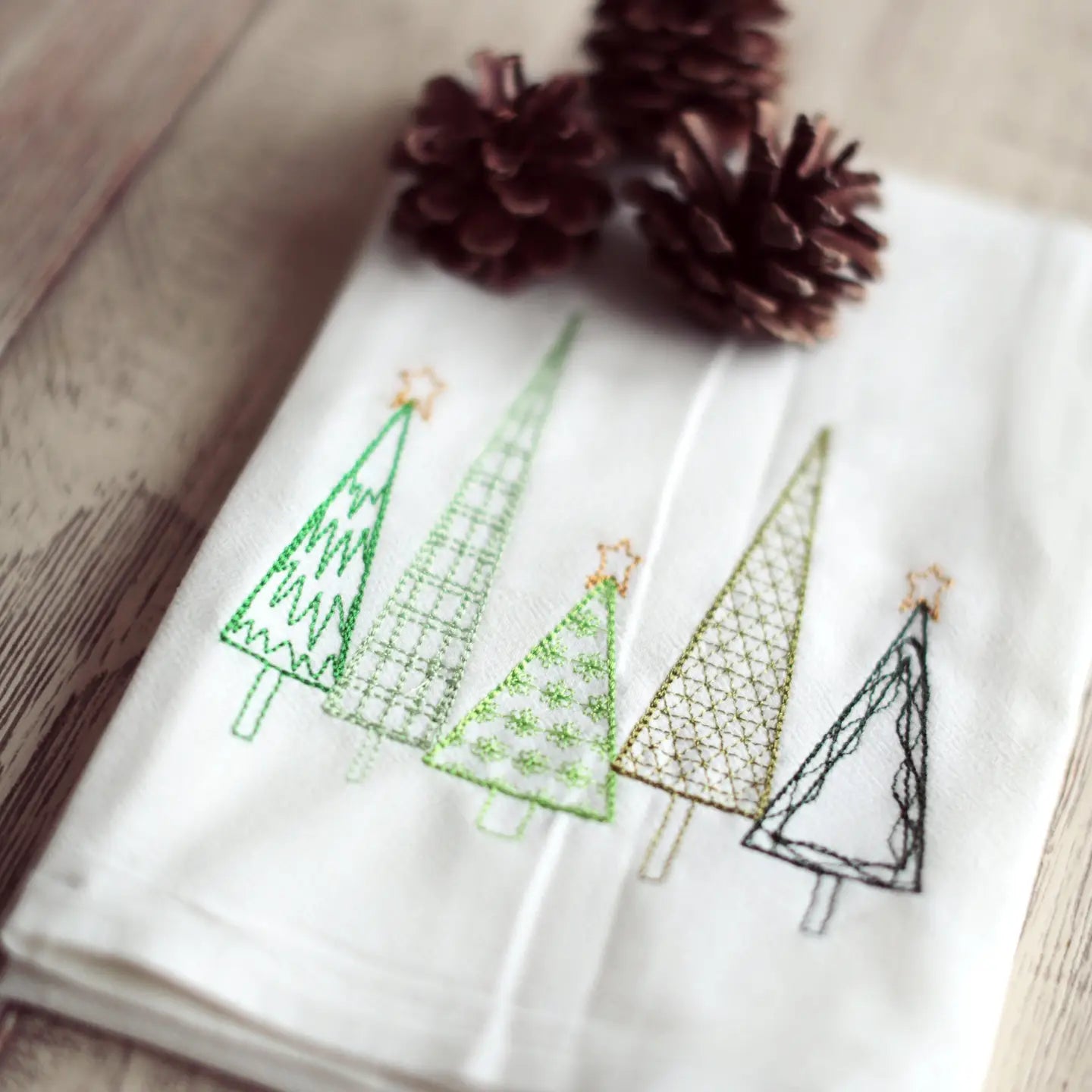 Christmas Tree Tea Towel