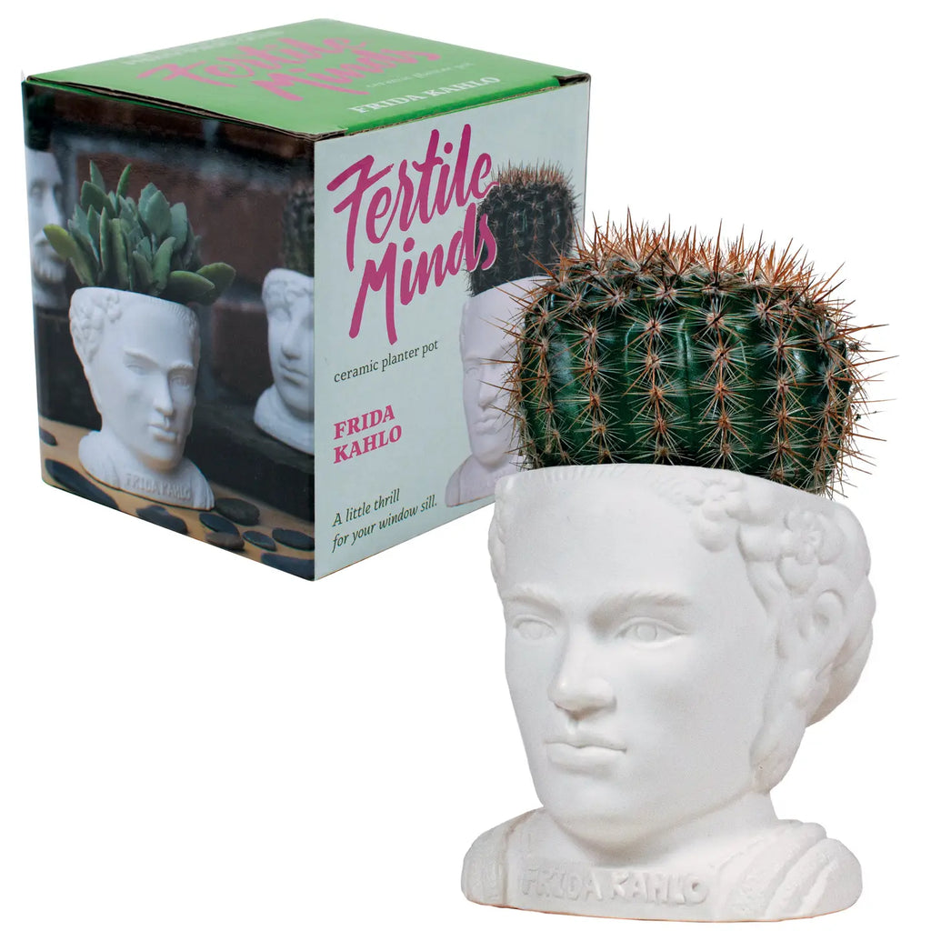frida plant pot Frieda-Kahlo-planter – frame of mind mt