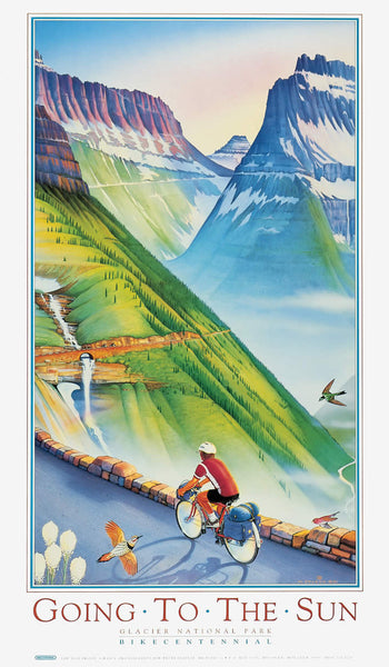 Framed Going To The Sun - Note card