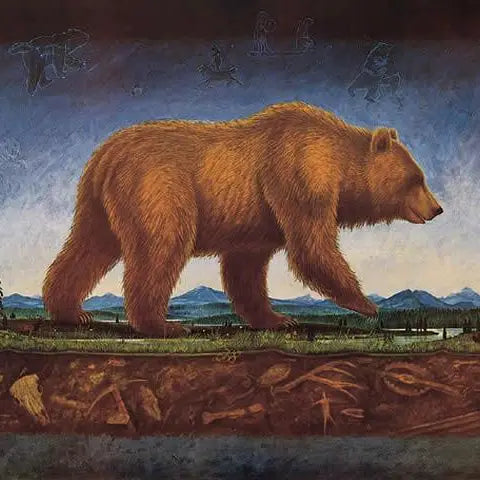 Framed Great Bear Notecard