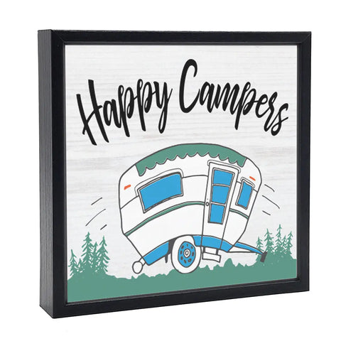 Happy Camper Wood Sign