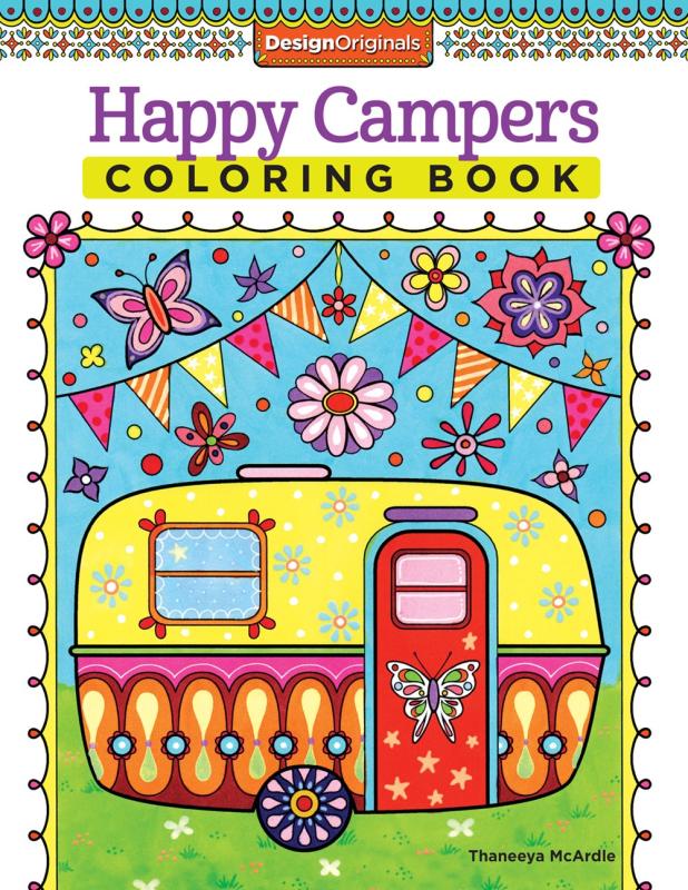 Happy Camper Coloring Book