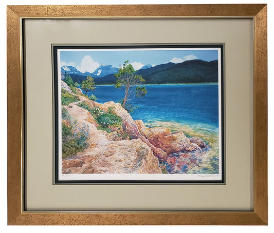 Lake McDonald Framed Notecard