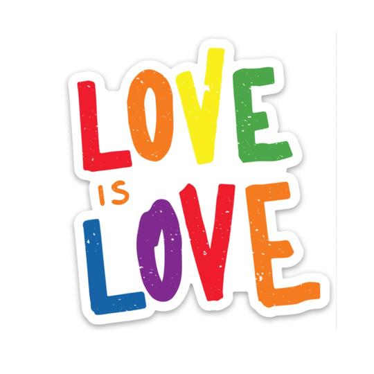 Love Is Love Sticker - Lettering