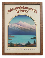 Mission Mountain Winery II - Lake: Framed