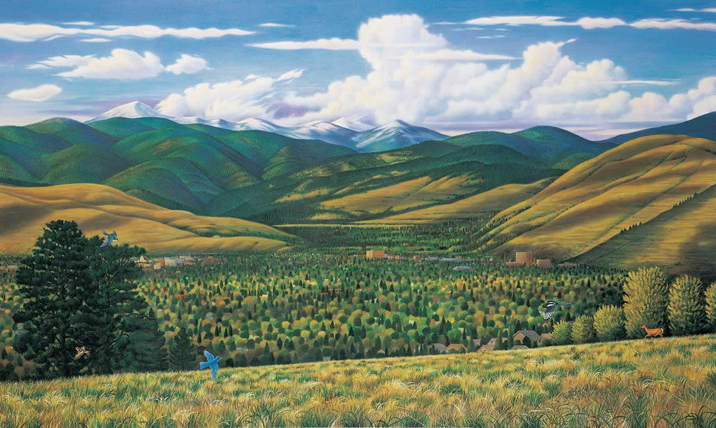 Missoula Valley 1993 - Note card