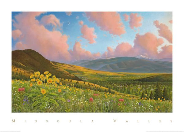 Framed Missoula Valley