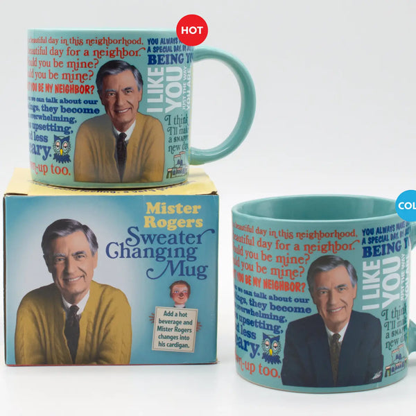 Mister Rogers Sweater Changing Mug