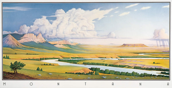 Framed Montana Postcard