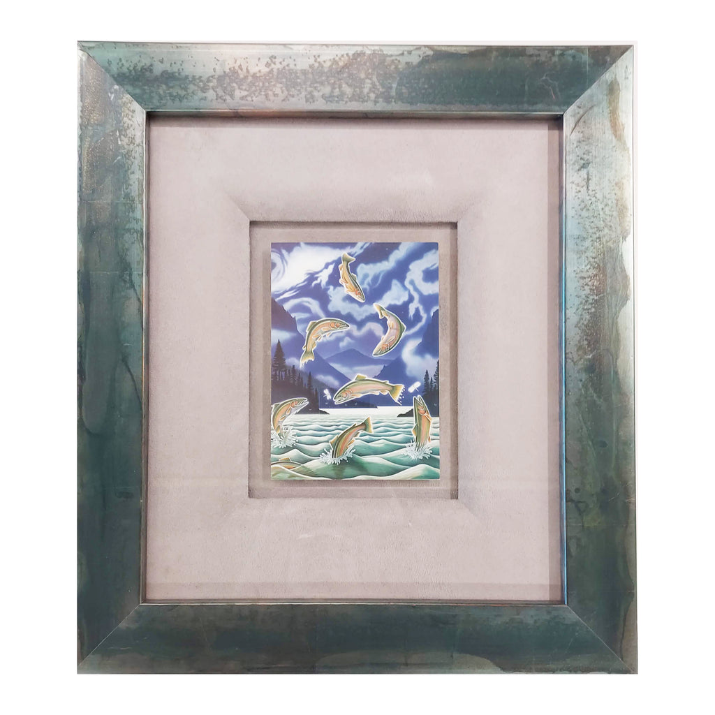 Moonlight Rianbows Framed Notecard