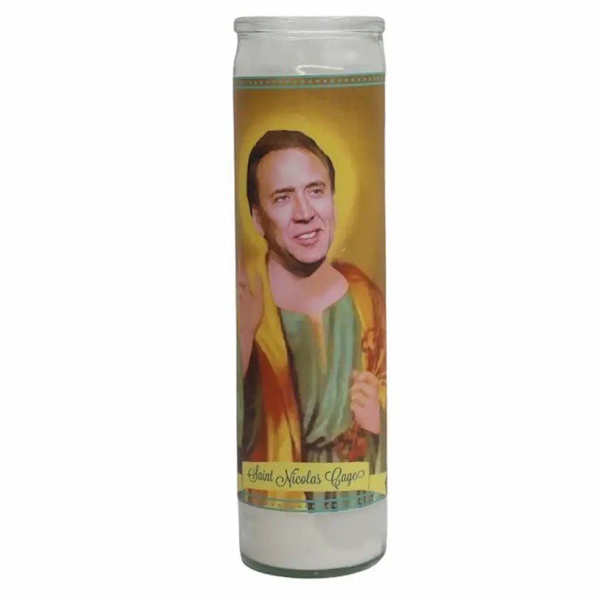 Nicholas Cage Saint Candle