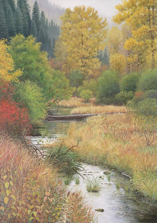 October on Rock Creek - Note card