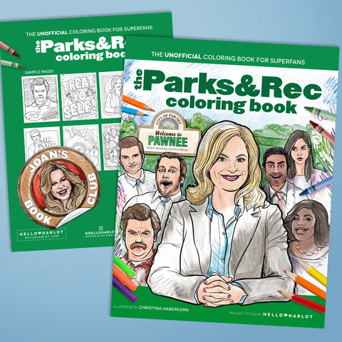 Parks and Rec 2 Coloring Book