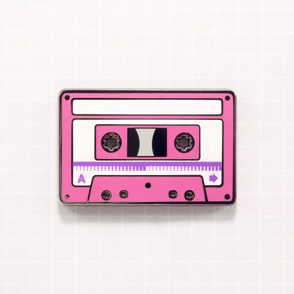 Cassette Tape 1980! Pin