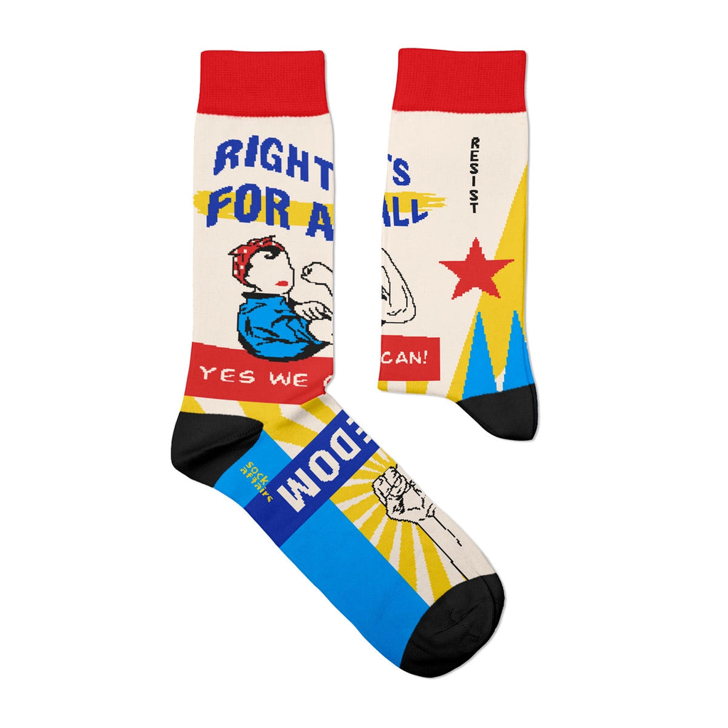 Rosie the Riveter Sock