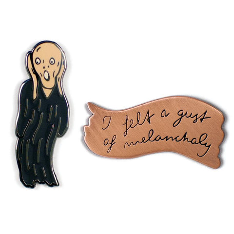 The Scream Enamel Pin