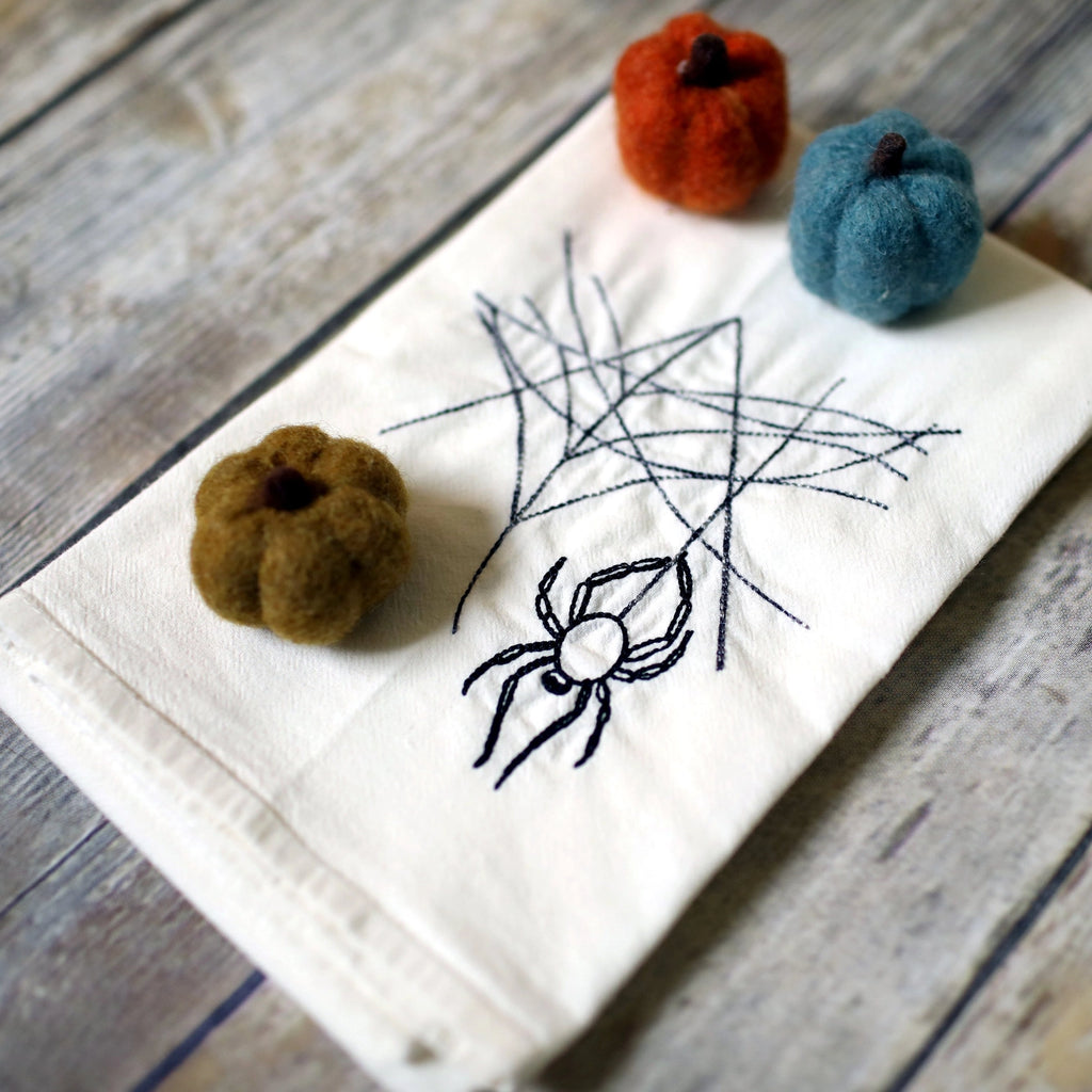 Spooky Spider Tea Towel