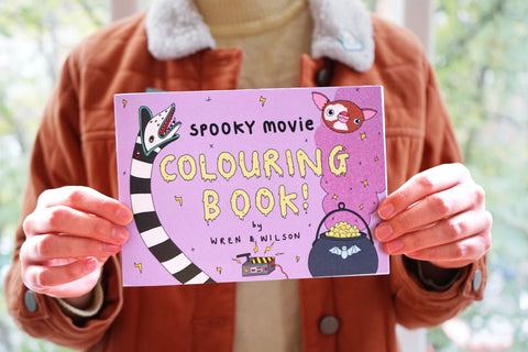 Spooky Movie Colouring Book