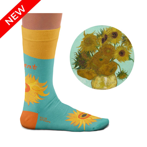 Sunflowers van gogh Socks