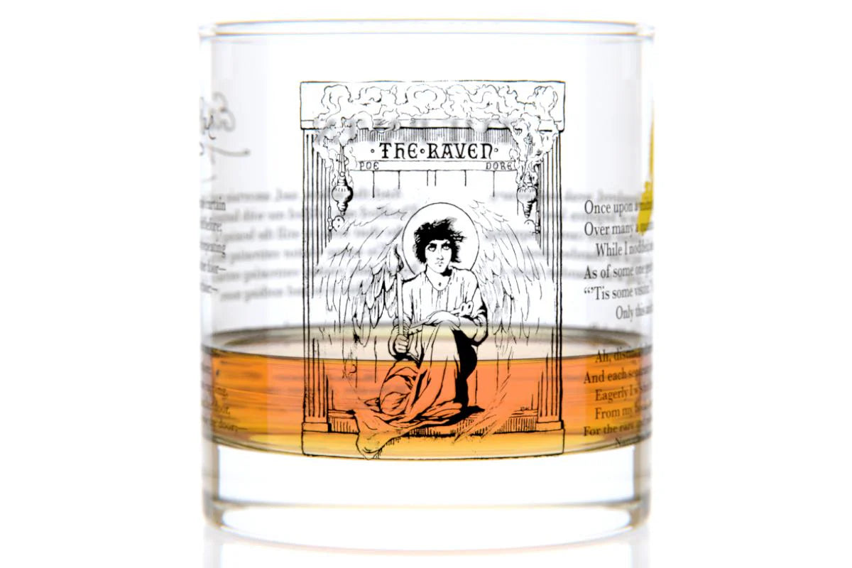 Literature Whiskey Glass - The Raven