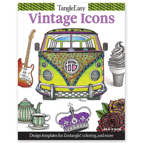 Vintage Icons Coloring Book