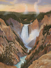 Yellowstone Falls - Poster-Signed