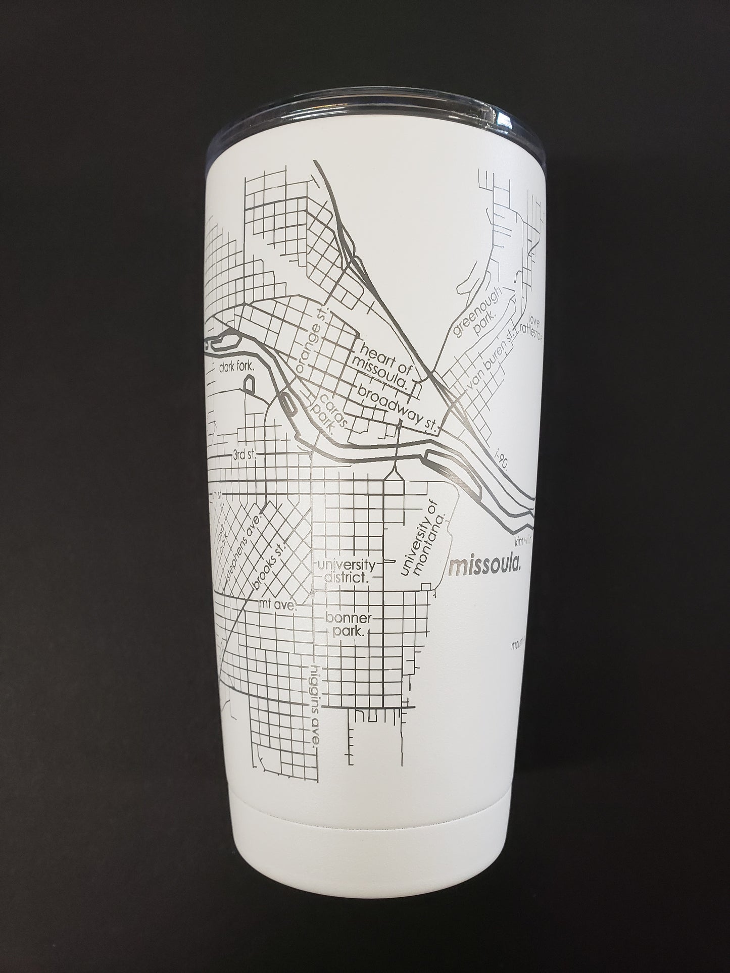 Missoula Map Insulated Tumbler