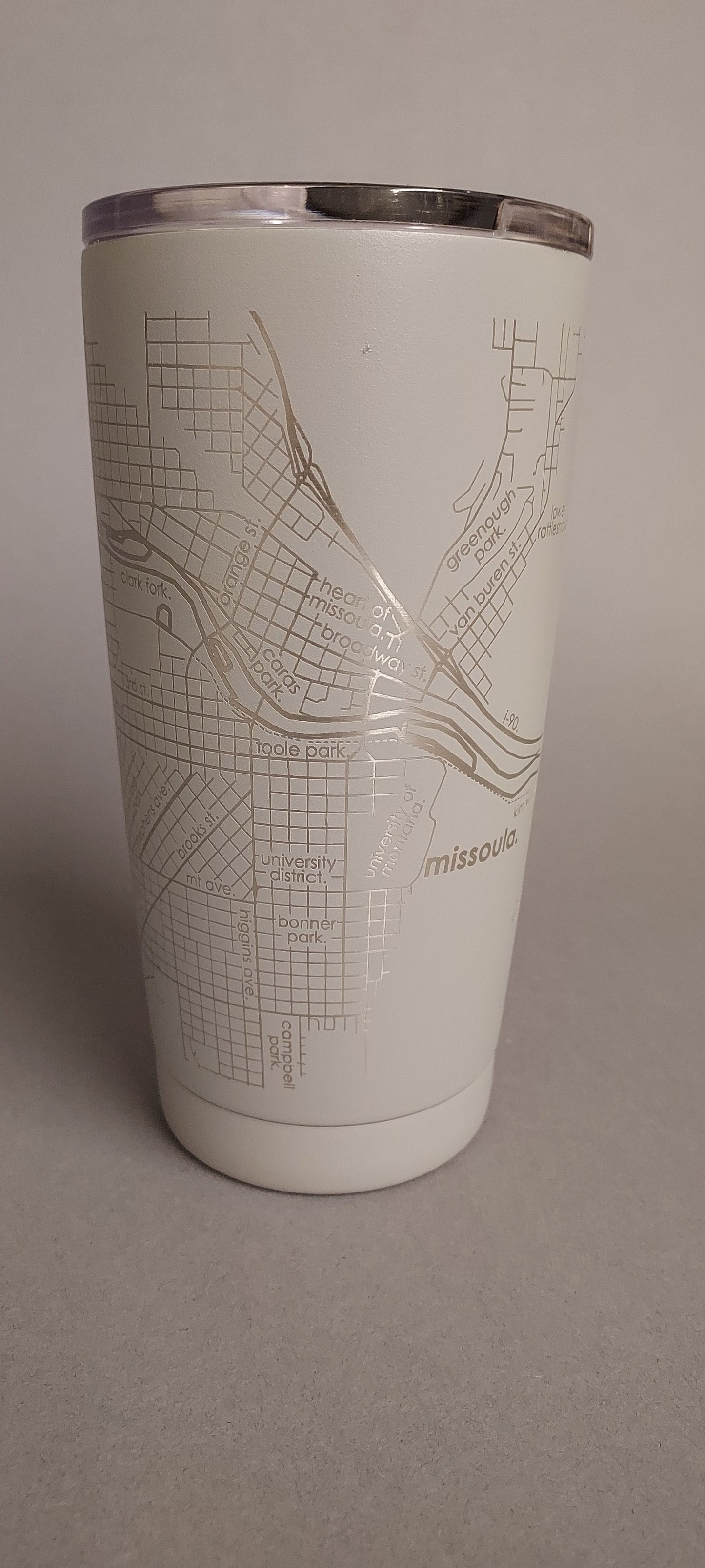 Missoula Map Insulated Tumbler