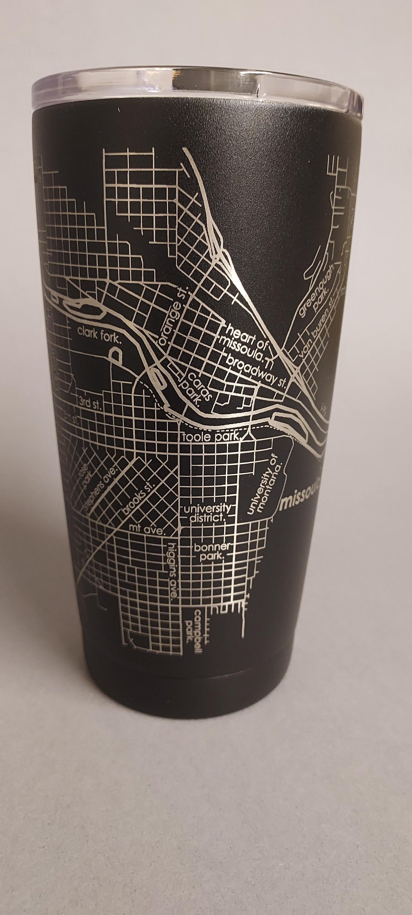 Missoula Map Insulated Tumbler