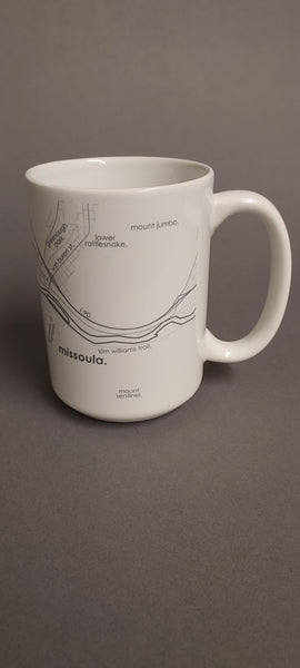 Ceramic Map Mugs