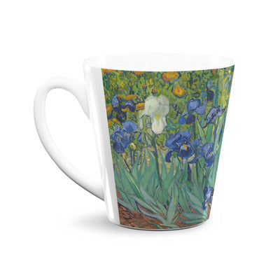 12oz Van Gogh Irises Latte Mug
