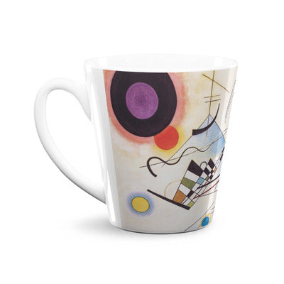 12oz Kandinksy Composition 8 Latte Mug