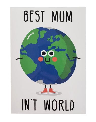 Mother's Day Card Best Mum in World