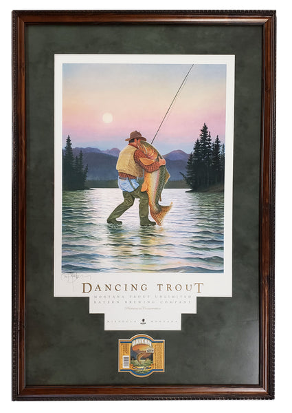 Dancing Trout: Framed