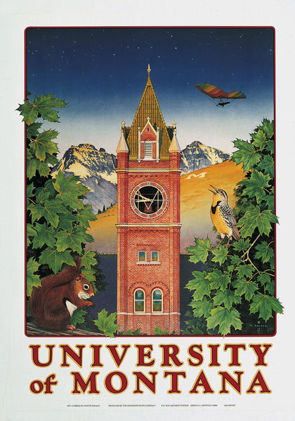 University of Montana Note Card
